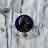 Chat Noir Chanukah mit Menorah Button (Beispiel)