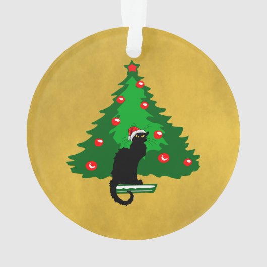 Chat Noir Christmas Ornament (Rückseite)