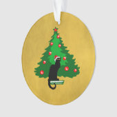Chat Noir Christmas Ornament (Vorderseite)