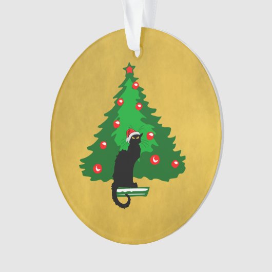 Chat Noir Christmas Ornament (Vorderseite)