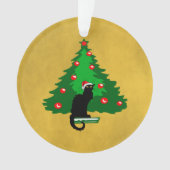 Chat Noir Christmas Ornament (Vorderseite)