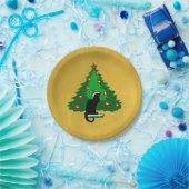 Chat Noir Christmas Pappteller (Party)