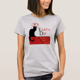 Chat Noir Earth Day T-Shirt