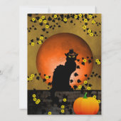 Chat Noir Erntedank Einladung (Rückseite)