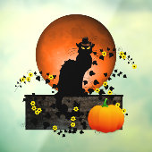 Chat Noir Erntedank Fensteraufkleber (Blatt 3)