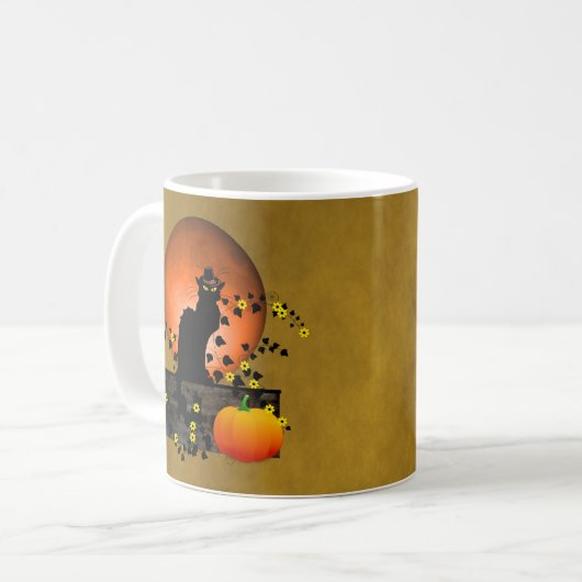Chat Noir Erntedank Kaffeetasse (Vorderseite Links)