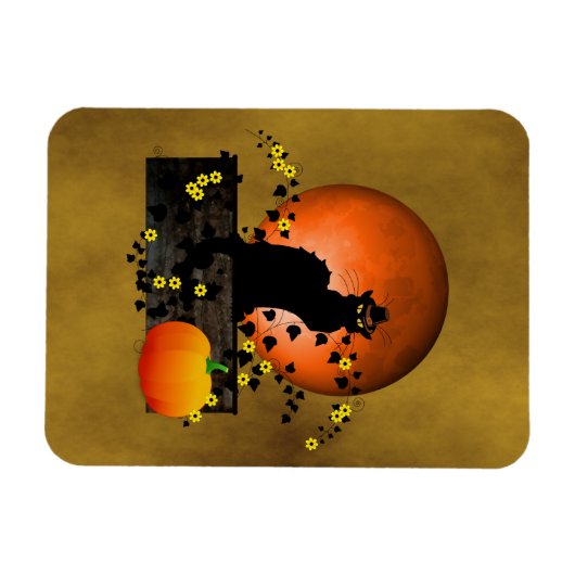 Chat Noir Erntedank Magnet (Horizontal)