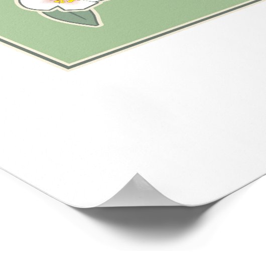 Chat Noir et Fluer de Pommier Poster (Ecke)