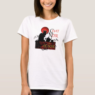Chat Noir et Thé Noir, Black Cat Black Tee