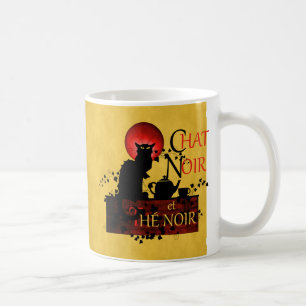Chat Noir et Thé Noir, Black Cat Black Tee Kaffeetasse