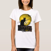 Chat Noir Halloween T-Shirt (Vorderseite)
