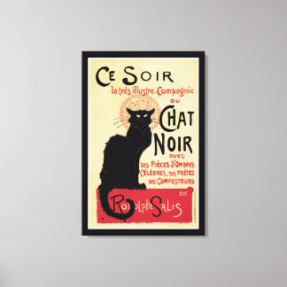 Chat Noir Leinwanddruck