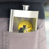 Chat Noir Mardi Gras Flachmann (Beispiel)