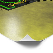 Chat Noir Mardi Gras Fotodruck (Ecke)