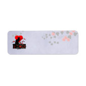 Chat Noir mit Rote Rosen (Vorne)