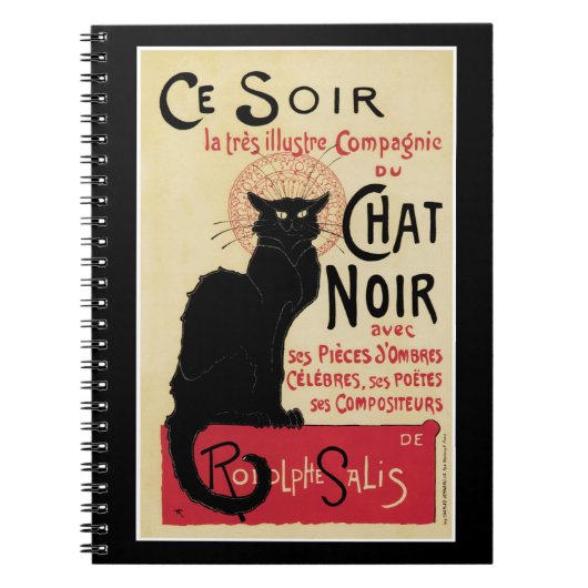 Chat Noir Notizblock (Vorderseite)