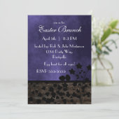 Chat Noir Oaster Einladung (Stehend Vorderseite)