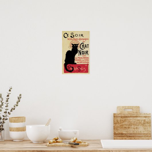 Chat Noir Poster (Küche)