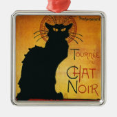 Chat Noir - Schwarze Katze Ornament Aus Metall (Vorne)