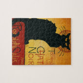 Chat Noir - Schwarze Katze Puzzle (Horizontal)