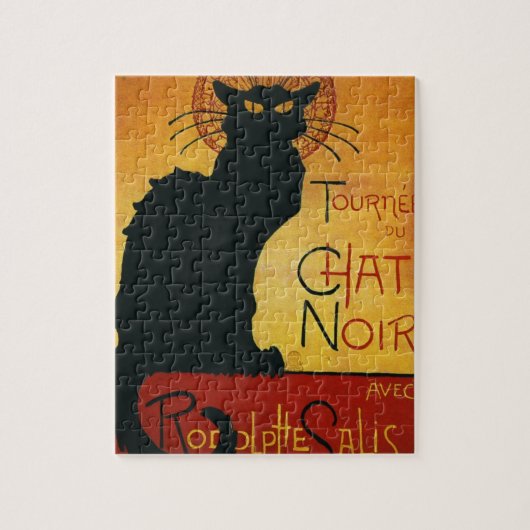 Chat Noir - Schwarze Katze Puzzle (Vertikal)