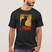 Chat Noir - Schwarze Katze T-Shirt (Vorderseite)