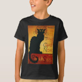 Chat Noir - Schwarze Katze T-Shirt (Vorderseite)