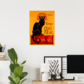 CHAT NOIR (Schwarzkatze) ~ Poster (Heimbüro)