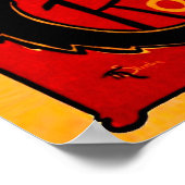 CHAT NOIR (Schwarzkatze) ~ Poster (Ecke)