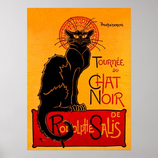 CHAT NOIR (Schwarzkatze) ~ Poster (Vorne)