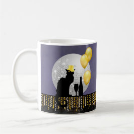 Chat Noir Silvester Kaffeetasse