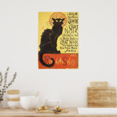 Chat Noir Steinlen Belle Epoque Vintage Kunst Poster (Küche)
