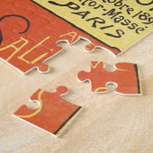 Chat Noir Steinlen Belle Epoque Vintage Kunst Puzzle (Seite)