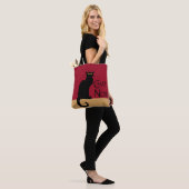 Chat Noir Tragetasche Tasche (Am Model)