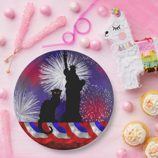 Chat Noir und 4. Juli Pappteller (Party)