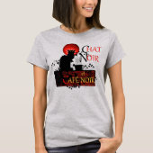 Chat Noir und Café Noir T - Shirt (Vorderseite)