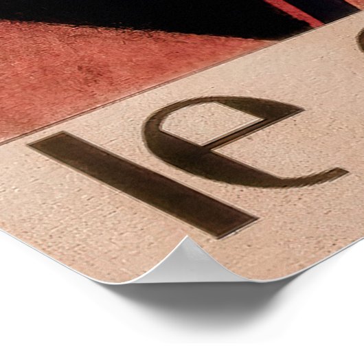 Chat Noir Vintag Cat Poster (Ecke)