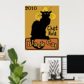 Chat Nola, Black Cat, 2010 Poster (Heimbüro)