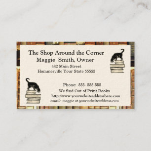 Chat on Books Business Card Visitenkarte
