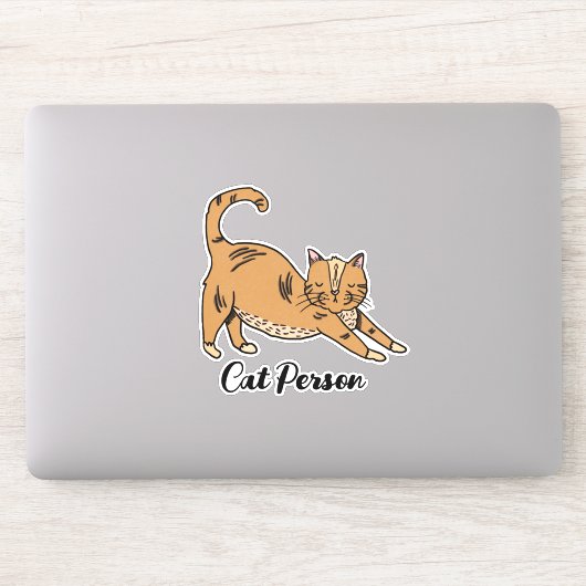 Chat Person Niedlich Illustriert Aufkleber (Computer)