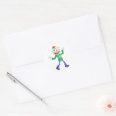 Chat Runder Aufkleber (Umschlag)
