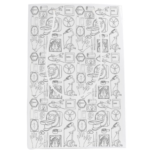 Chat Scan Mittlere Geschenktüte (Vorderseite)