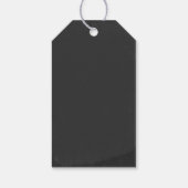 Chat Scroll Schriftart Personalisiert Geschenkanhänger (Rückseite)