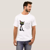 Chat spricht über Wein lustig T-Shirt (Vorne ganz)