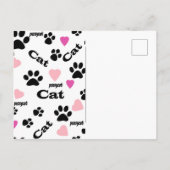 Chat Tracks Einladungspostkarte (Rückseite)