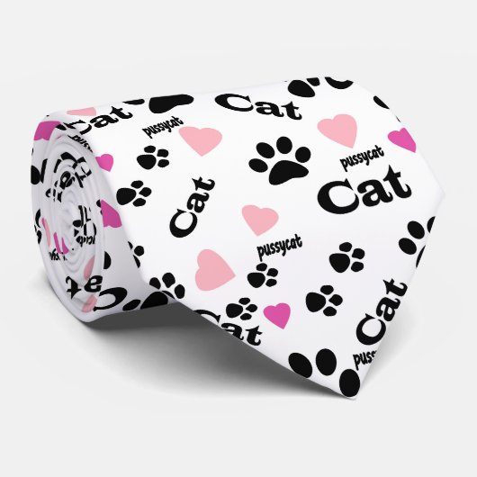 Chat Tracks Krawatte (Gerollt)