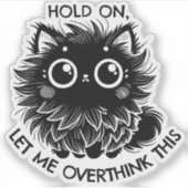 Chat überdenken aufkleber (Vorderseite)