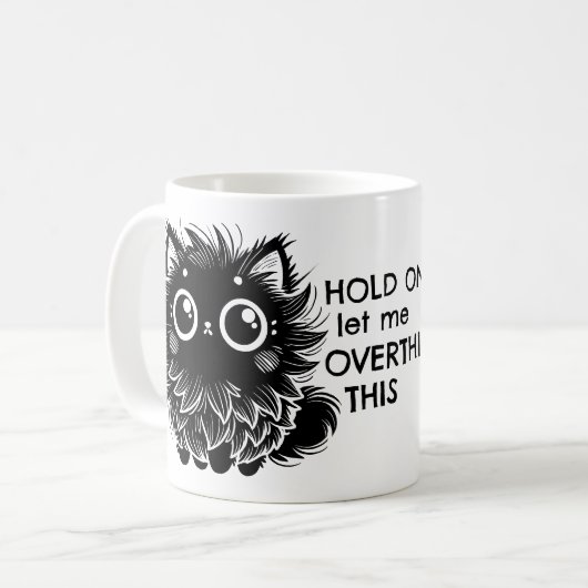 Chat überdenken kaffeetasse (Vorderseite Links)