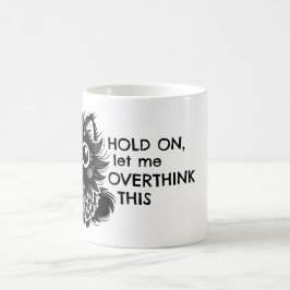 Chat überdenken kaffeetasse