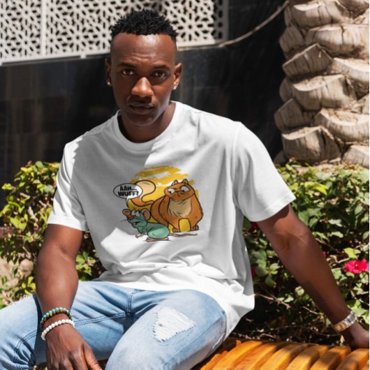Chat und Maus-Zitat T-Shirt